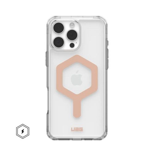 UAG Urban Armor Gear case PLYO compatible with MagSafe for IPHONE 16 Pro Max ice / rose gold