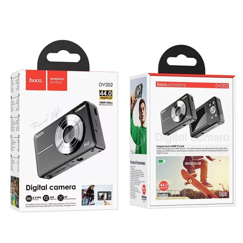 HOCO digital camera 5M pixels DV202 black