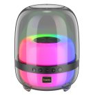 HOCO wireless speaker with colorful luminous BS58 black night