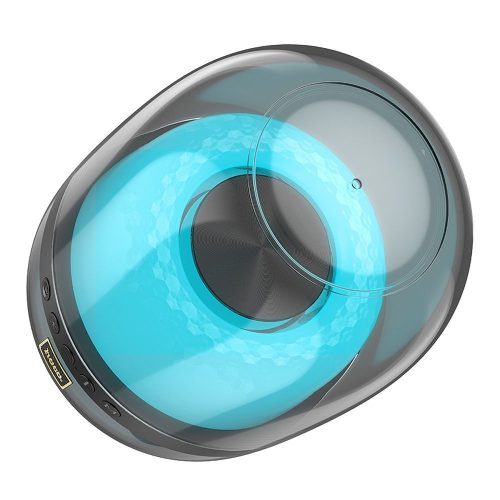 HOCO wireless speaker with colorful luminous BS58 black night