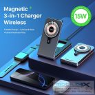 DUZZONA foldable wireless charger 3in1 compatible with MagSafe 15W W22 black