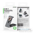 DUZZONA foldable wireless charger 3in1 compatible with MagSafe 15W W22 black