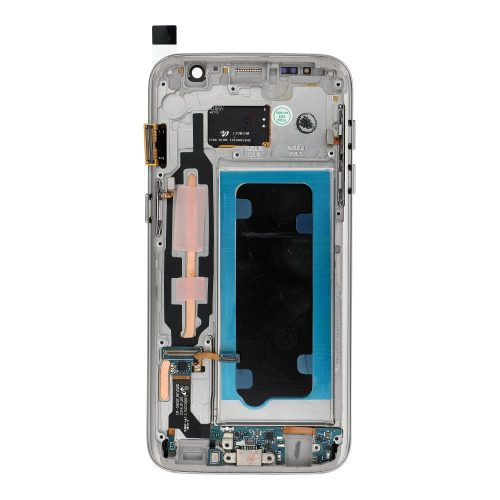 FixCell display LCD SAMSUNG S7 with frame gold (refub)