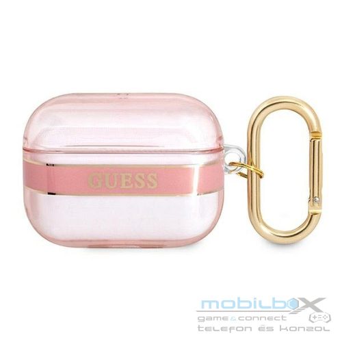 GUESS case for APPLE AirPods Pro GUAPHHTSP (Strap Collection) pink