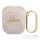 GUESS case for APPLE AirPods 1/2 GUA24GSMP (4G Script Metal Collection) pink