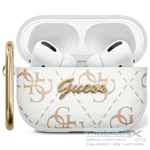 GUESS case for APPLE AirPods Pro 2 (2022 / 2023) GUAP2PG4GPH (4G Hook) white
