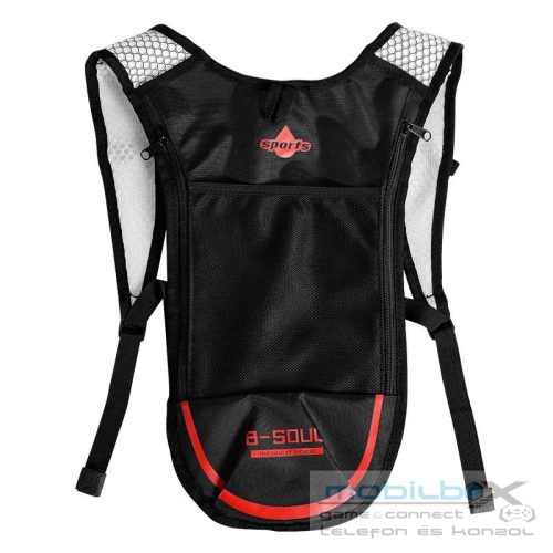 Outdoor cycling backpack red