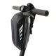 Handlebar bag for bike / scooter waterproof with zipper FSBFB-453-1 black