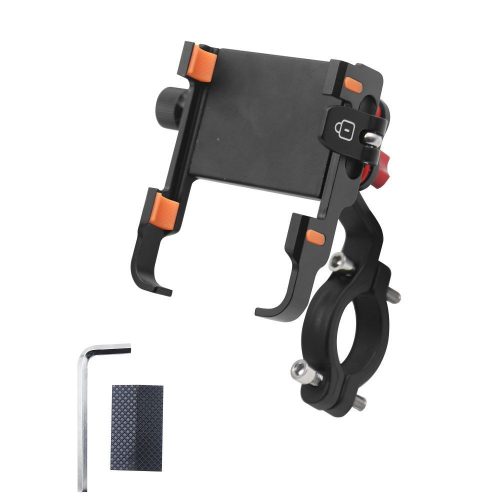 Bike / scooter aluminium holder for mobile phone FSBHD-106-6 black