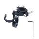 Hook for shopping with two loops for bike / scooter aluminum FS366-005 black