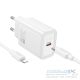 HOCO wall charger Type C + cable Type C to Lightning PD QC 30W N62 white