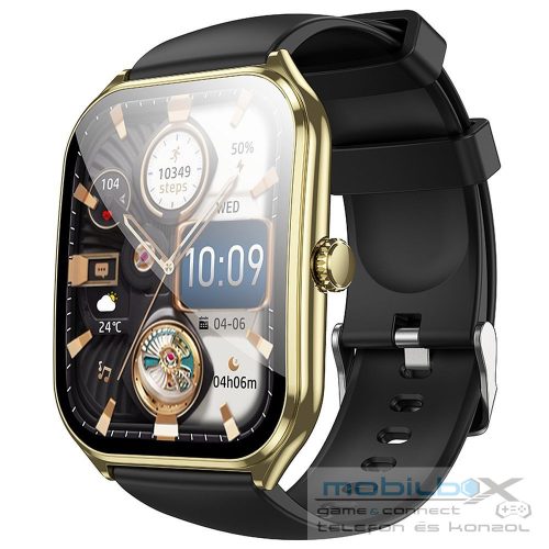 HOCO smartwatch with call function AMOLED Y28 gold