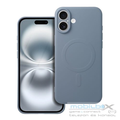 SILICONE MAG COVER case compatible with MagSafe for SAMSUNG A54 light blue