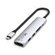 SATECHI adapter HUB 6in1 Type C ST-P6SS silver