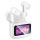 HOCO wireless earphones bluetooth with touch screen TWS EQ14 white
