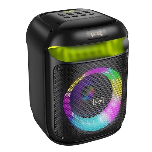 HOCO speaker bluetooth + 2 x wireless microphones HA13 black