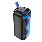 HOCO speaker bluetooth + 2 x wireless microphones HA13 Max black