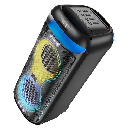 HOCO speaker bluetooth + 2 x wireless microphones HA13 Max black