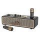 HOCO speaker bluetooth + 2 x wireless microphones BS63 black
