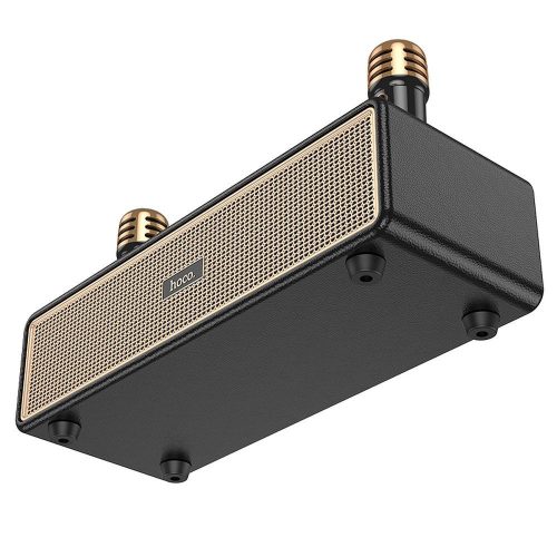 HOCO speaker bluetooth + 2 x wireless microphones BS63 black