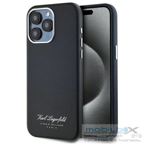 KARL LAGERFELD case for IPHONE 15 Pro Max KLHCP15XPGWCMKHK (FW PU Hotel RSG) black