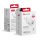 FORCELL F-ENERGY Mini GaN III VT-25B travel charger with 1 x Type C + 1x USB A sockets, PD QC4.0 25W white