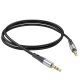 HOCO cable AUX Jack 3,5 mm (male) to Jack 3,5 mm (male) UPA22 1 m black