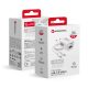 FORCELL F-ENERGY Crystal Color GaN III VT-41 travel charger with silicone cable with 1 x Type C + 1x USB A sockets, PD QC4.0 33W white