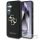 GUESS case for SAMSUNG S25 GUHCS25SPGT4MBK (PU Grained Big 4G and Classic Logo) black
