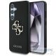 GUESS case for SAMSUNG S25 GUHCS25SPGT4MBK (PU Grained Big 4G and Classic Logo) black