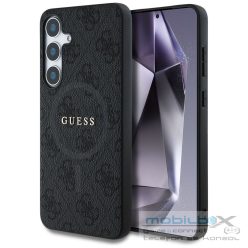   GUESS case for SAMSUNG S25 GUHMS25SG4GFRK (Magnetic PU 4G Ring Classic Logo) black