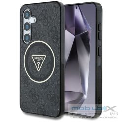   GUESS case for SAMSUNG S25 GUHMS25SHG4PRTGK (Magnetic IML Metal Glitter 4G Circle Triangle) black