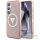 GUESS case for SAMSUNG S25 GUHMS25SHG4PRTGP (Magnetic IML Metal Glitter 4G Circle Triangle) pink