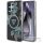 GUESS case for SAMSUNG S25 Ultra GUHMS25LHFLPEDK (Magnetic IML Metal Glitter Flowers Triangle) black