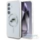 KARL LAGERFELD case for SAMSUNG S25 KLHMS25SHLSKCH (Magnetic IML Metal KC Heads) white