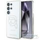 KARL LAGERFELD case for SAMSUNG S25 Ultra KLHCS25LHKHDCELT (IML Rhinestones K Head) transparent