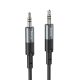 HOCO cable AUX Jack 3,5 mm (male) to Jack 3,5 mm (male) UPA23 1 m metal gray