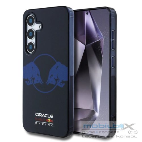 RED BULL futerał do SAMSUNG S25 RBHMS25S24HIDBV (Magnetic IML Transparent PC Two Bulls) navy
