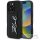 KARL LAGERFELD case for IPHONE 16 Pro KLHCP16LPGPVKSK (Grained PU Cardslot Metal Signature) black
