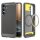 SPIGEN case RUGGED ARMOR MAG compatible with MagSafe for SAMSUNG S25 marble grey