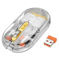   HOCO vezeték nélküli egér  dual-mode SILENT 2,4G 1600 dpi GM35 space gray