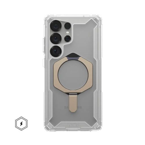 UAG Urban Armor Gear case PLASMA XTE MAGNET with built-in magnet for SAMSUNG S25 Ultra 5G clear / titanium