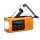 PRISTAR radio FM with flashlight 4000 mAh YX318 orange