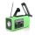 PRISTAR radio FM with flashlight 4000 mAh YX318 green