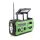 PRISTAR radio FM with flashlight 4000 mAh YX328 green