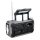 PRISTAR radio FM with flashlight 4000 mAh YX328 black