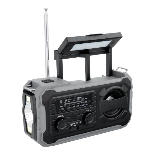 PRISTAR radio FM with flashlight 4000 mAh YX328 black