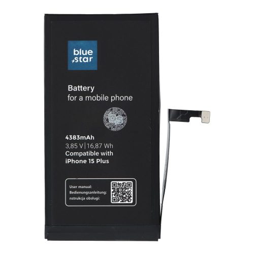 BLUE STAR HQ battery for IPHONE 15 Plus 4383 mAh