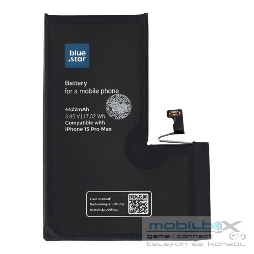 BLUE STAR HQ battery for IPHONE 15 Pro Max 4422 mAh
