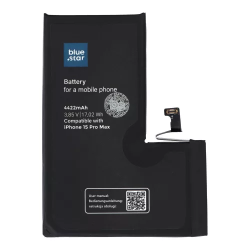 Battery for iPhone 15 PRO MAX 4422 mAh Blue Star HQ